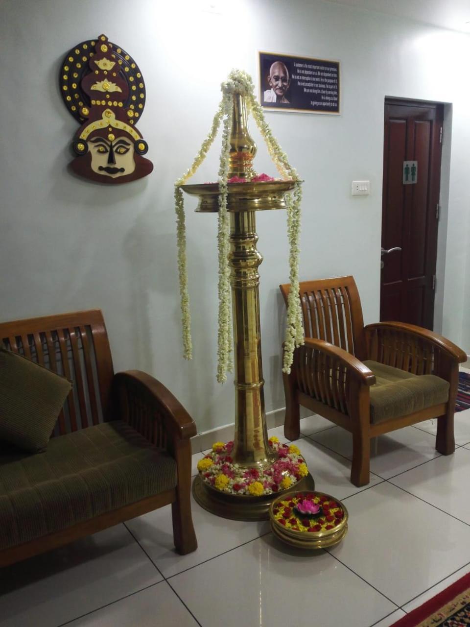科兰Pavithram Residency住宿加早餐旅馆 外观 照片